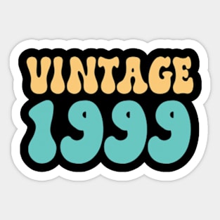 birthday vintage 1999 Sticker